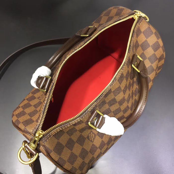 路易威登LV頂級原單 N41183Speedy30旅行包 正品複製 24K金頂級鎖 YDH1436